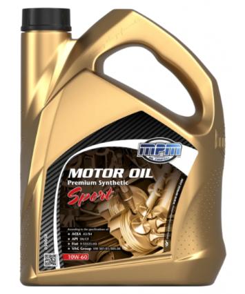 MPM Motorolie 10w60 high performance racing sport 