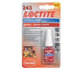 Loctite brogmiddel blauw 243 5ml