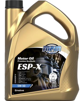 MPM Motorolie 5w30 premium synthetic ESP-X