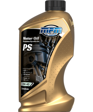 MPM motorolie 0W40 premium synthetic PS