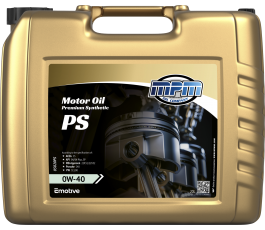 MPM motorolie 0W40 premium synthetic PS