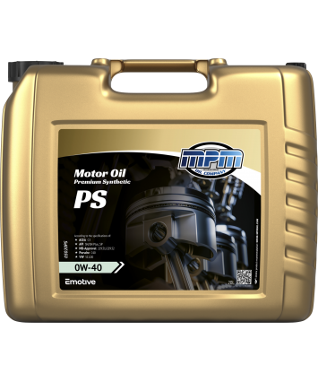 MPM motorolie 0W40 premium synthetic PS