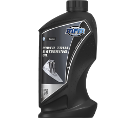 Motorboot trim en stuur olie
