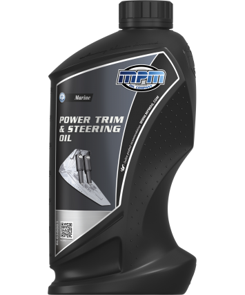 Motorboot trim en stuur olie