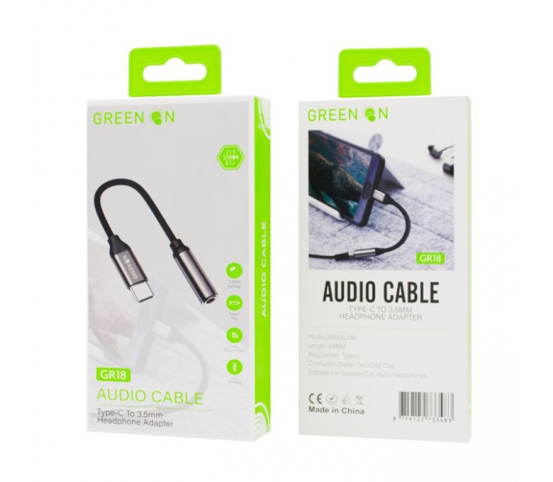 USB-C Audio & Oplader Adapter - Type C Naar 3,5mm Jack + Opladen - Hoofdtelefoon Converter
