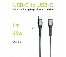 Green on snellaadkabel USB-C naar USB-C 1 meter 